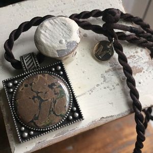 Magnabilities silver locket magnetic necklace